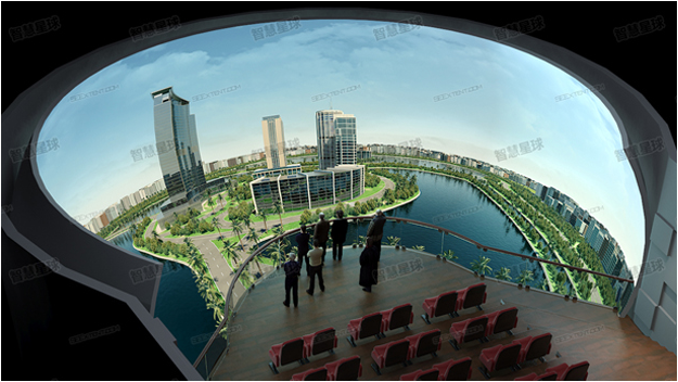 智慧星球全景3d体验系统—智慧城市,园区展示系统—全景沙盘
