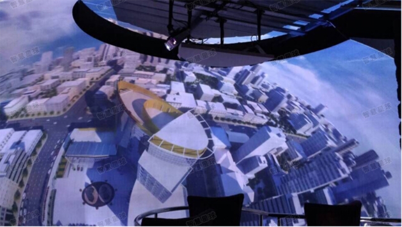 2精诚机构全景球幕展示系统-智慧星球全景3D体验系统